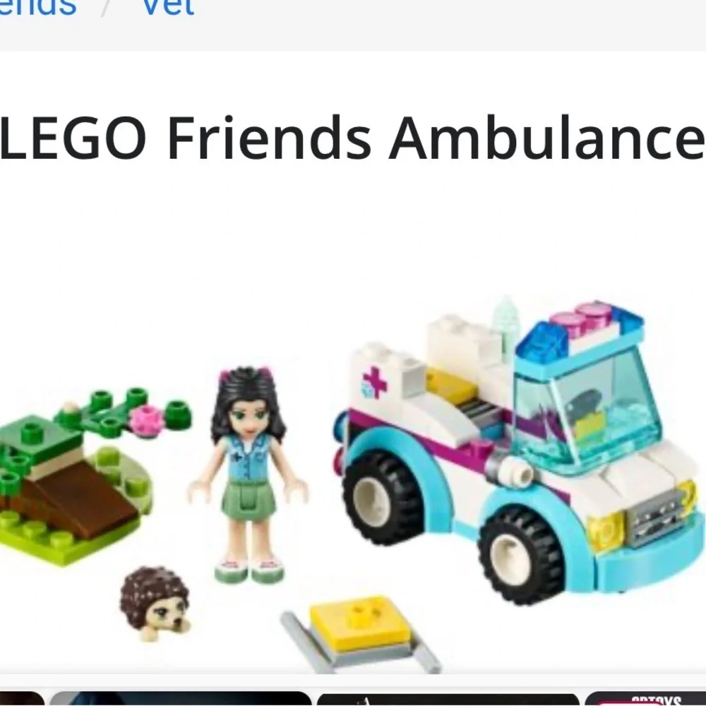 Lego Friends vet ambulance #41086 set 89 pieces new in sealed box